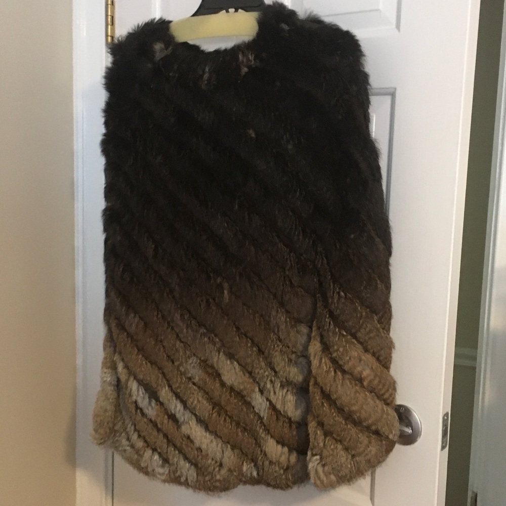 Elegant rabbit Fur Cape